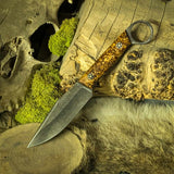 Shrike - Black Ash Burl -Black Canvas Liners - Mosaic Pins