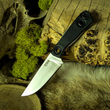 Beartooth Necker Preorder Grant Majors - Black Leather Scales - Red Kydex