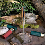 ARTEMIS EDC - Spalted Hackberry - Blue Liners - Mosaic Pins