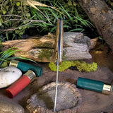ARTEMIS EDC - Spalted Tamarind - Blue Liners - Mosaic Pins