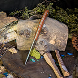 Orso - Natural Canvas Micarta - Aluminum Pins