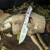 Orso - White Pine Cone - Black Canvas Liners - Black Pins