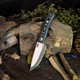 Orso Scandi - Black and Grey G10 - Black Liners - Aluminum Pins