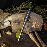 Orso Scandi - Black and Grey G10 - Black Liners - Aluminum Pins