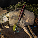 Orso - Stacked Leather - Red Liners - Mosaic Pins