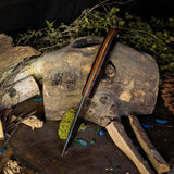 Orso - Stacked Leather- Orange Liners - Mosaic Pins