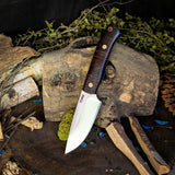 Orso - Stacked Leather - Turquoise G10 Liners - Mosaic Pins