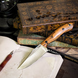 Catalyst - Spalted maple - Black Canvas Micarta Liners - Black Pins