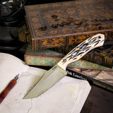 Catalyst - Jigged Stag Bone - Red Liners - Mosaic Pins