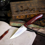 Catalyst - Red Linen Micarta - Black Canvas Micarta Liners - Black Pins