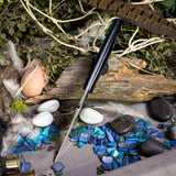 Kingfisher - Nightshade richlite - Blue liners - aluminum pins