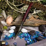 Kingfisher - Stacked Leather - Red Liners - Mosaic Pins