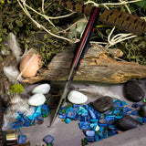 Kingfisher - Black Richlite - Red liners - Red Pins