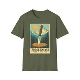 Knife Logo T-Shirt — Forge Knives Made in the USA Retro Camping Tee