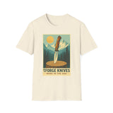 Knife Logo T-Shirt — Forge Knives Made in the USA Retro Camping Tee