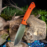 Arctic Hunter - Blaze Orange Grip-X - Black canvas Liners - Black pins