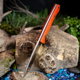 Arctic Hunter - Blaze Orange Grip-X - Black canvas Liners - Black pins