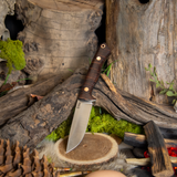 ARTEMIS EDC - Stacked Leather - Black Canvas Liners - Mosaic Pins