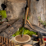 ARTEMIS EDC - Black Ash Burl - Black Canvas Liners - Mosaic Pins