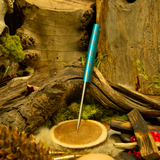 ARTEMIS EDC - Bora Bora Blue - Blue Glow Liners - Black Pins