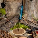 ARTEMIS EDC - Bora Bora Blue - Blue Glow Liners - Black Pins