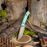 ARTEMIS EDC - Tiffany Blue G10 - Black Canvas Liners - Black Pins