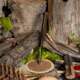 ARTEMIS EDC - Natural Burlap - Black Canvas Liners - Black Pins