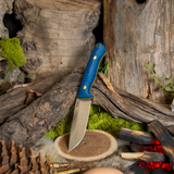 ARTEMIS EDC - Blue Burlap - Yellow Liners - Brass Pins