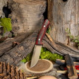 ARTEMIS EDC - Apple Jax Dymalux - Red Liners - Aluminum Pins