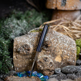 Gnome - Nyx Burlap -Blue Liners - Brass Pins