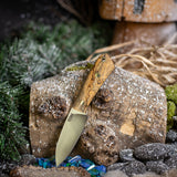 Gnome - Spalted Tamarind - Black Canvas Liners - Brass pins