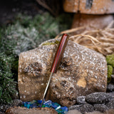 Gnome - Black walnut -  Red Liners - Brass Pins