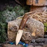 Gnome - Black walnut -  Red Liners - Brass Pins