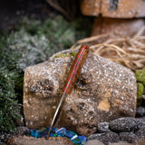 Gnome - Concinna Burl - Red Liners - Mosiac pins