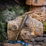 Gnome - Grey and Black G10 - Black Liners - Mosaic Pins