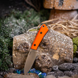 Gnome - Orange G10 - Black Liners - Black Pins