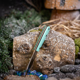 Gnome - Tiffany Blue G10 - Black Canvas Liners - Black Pins
