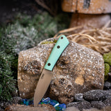 Gnome - Tiffany Blue G10 - Black Canvas Liners - Black Pins