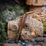 Gnome - Red Maple Richlite - Natural Canvas Liners - Brass Pins