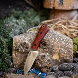 Gnome - Firedog Canvas Micarta -Black Canvas Liners - Black Pins