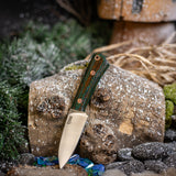 Gnome - Druid Burlap -Green Liners - Copper Pins