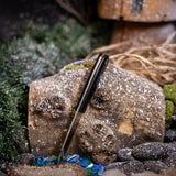 Gnome - Black Canvas Micarta - Aluminum Pins