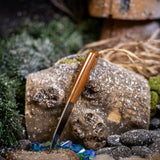 Gnome - Natural Canvas Micarta - Aluminum Pins