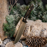 Apollo -Black Canvas Micarta - Natural Canvas Liners - Aluminum Pins