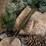 Mini Trapper - Green Linen - Black Canvas Liners - Brass Pins