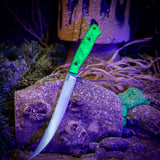 Fillet - green grip-x - green glow and black canvas liners