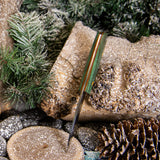 Gnome - Green Spalted Maple - Natural Canvas Liners - Butterscotch pins