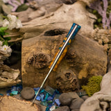 Arctic Edc - Blue and Gold Honeycomb - Purple G10 Liners - Color Swap Pins