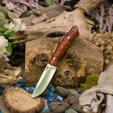 Artemis EDC - Black Ash Burl - Black Canvas Liners - Mosaic Pins