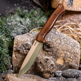 Artemis Bushcrafter - Crosscut Canvas Micarta - Black Canvas Liners- Black Pins
